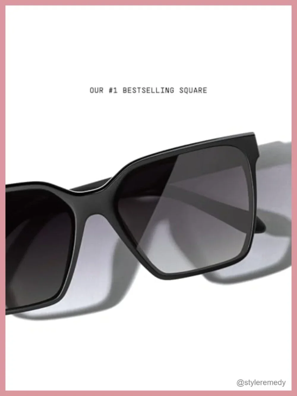 Square Sunglasses UV400 Polarized Metal Brow Bar
